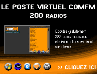 Le player radio de Comfm